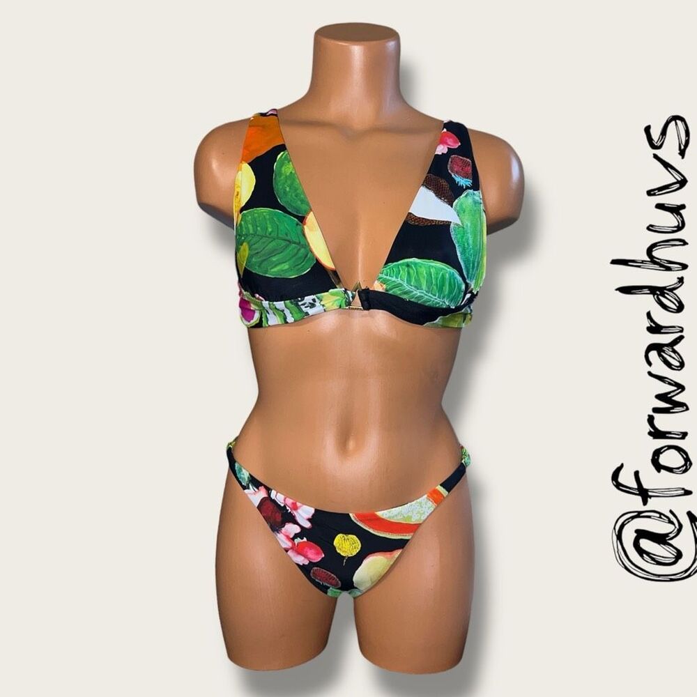 Swiminista x Christian Lacroix Manaos Black Cheer Top Fearless Bottom S
